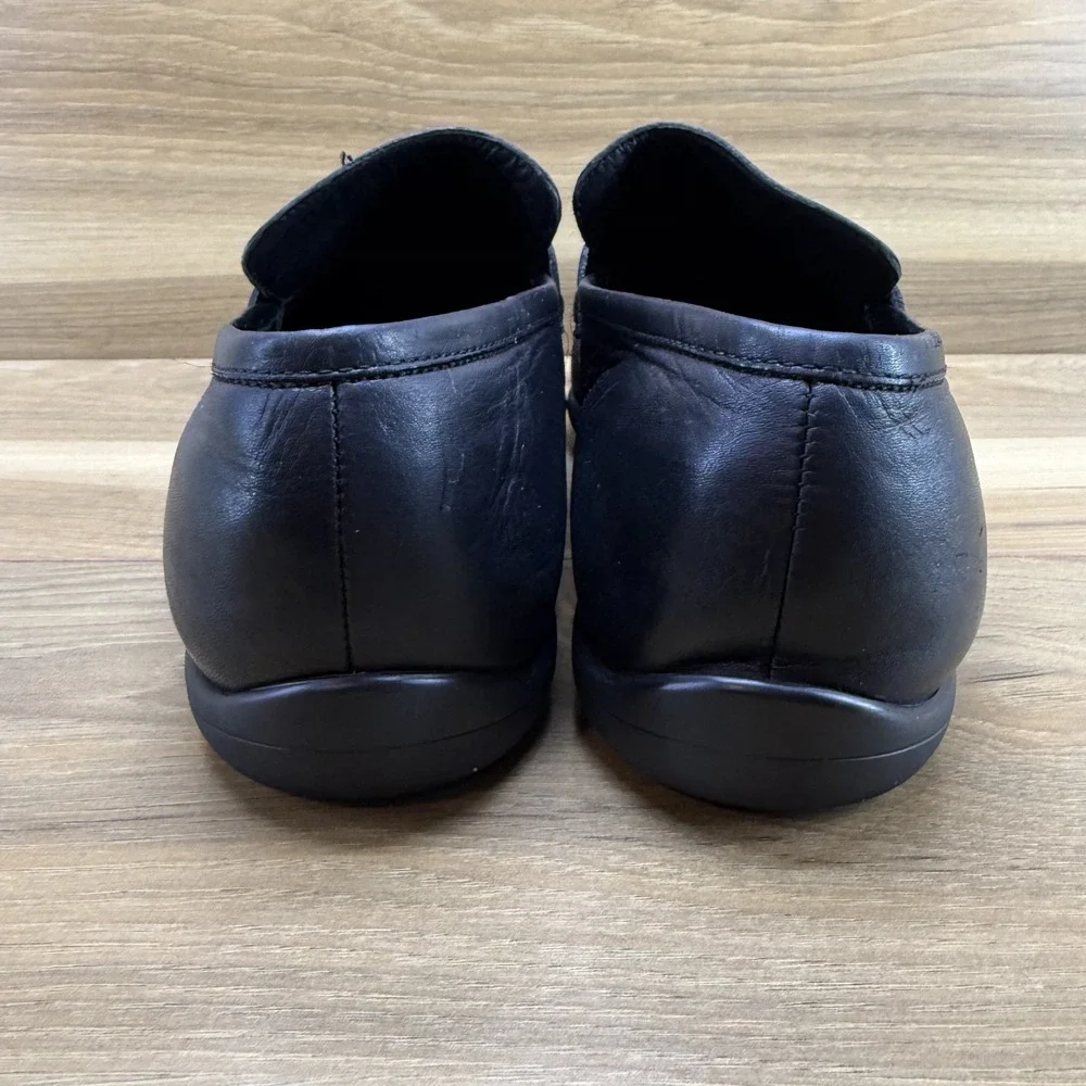 Allen Edmonds Lake Como Penny Loafers‎ Mens 11 11.5 ? Vibram Soles Black Leather